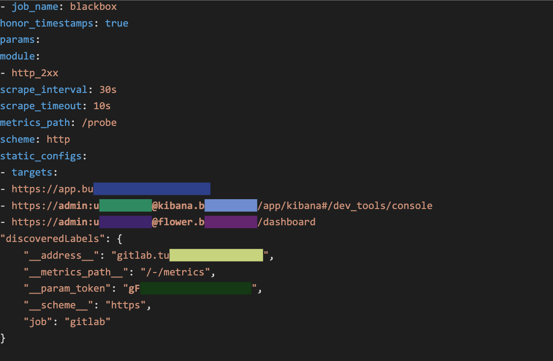 Prometheus code block